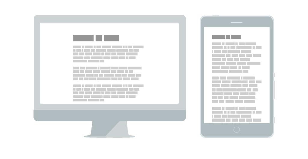 contrast in mobile typography