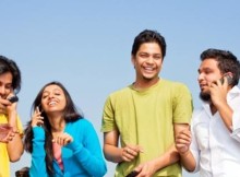smart phones and young indian