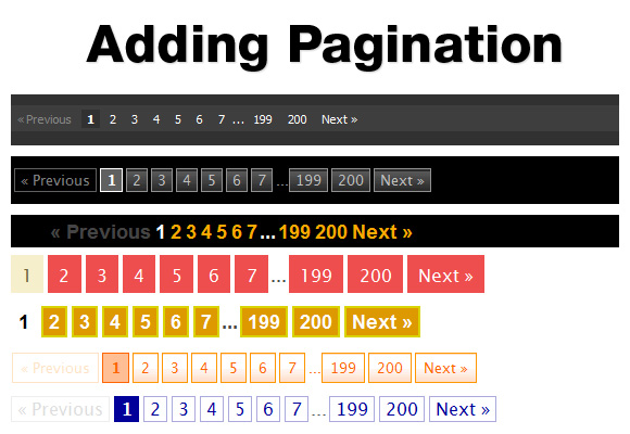 wordpress custom pagination development