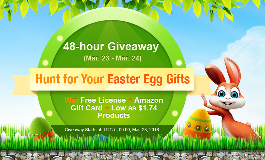 easter egg Giveaway opportunity from EaseUS