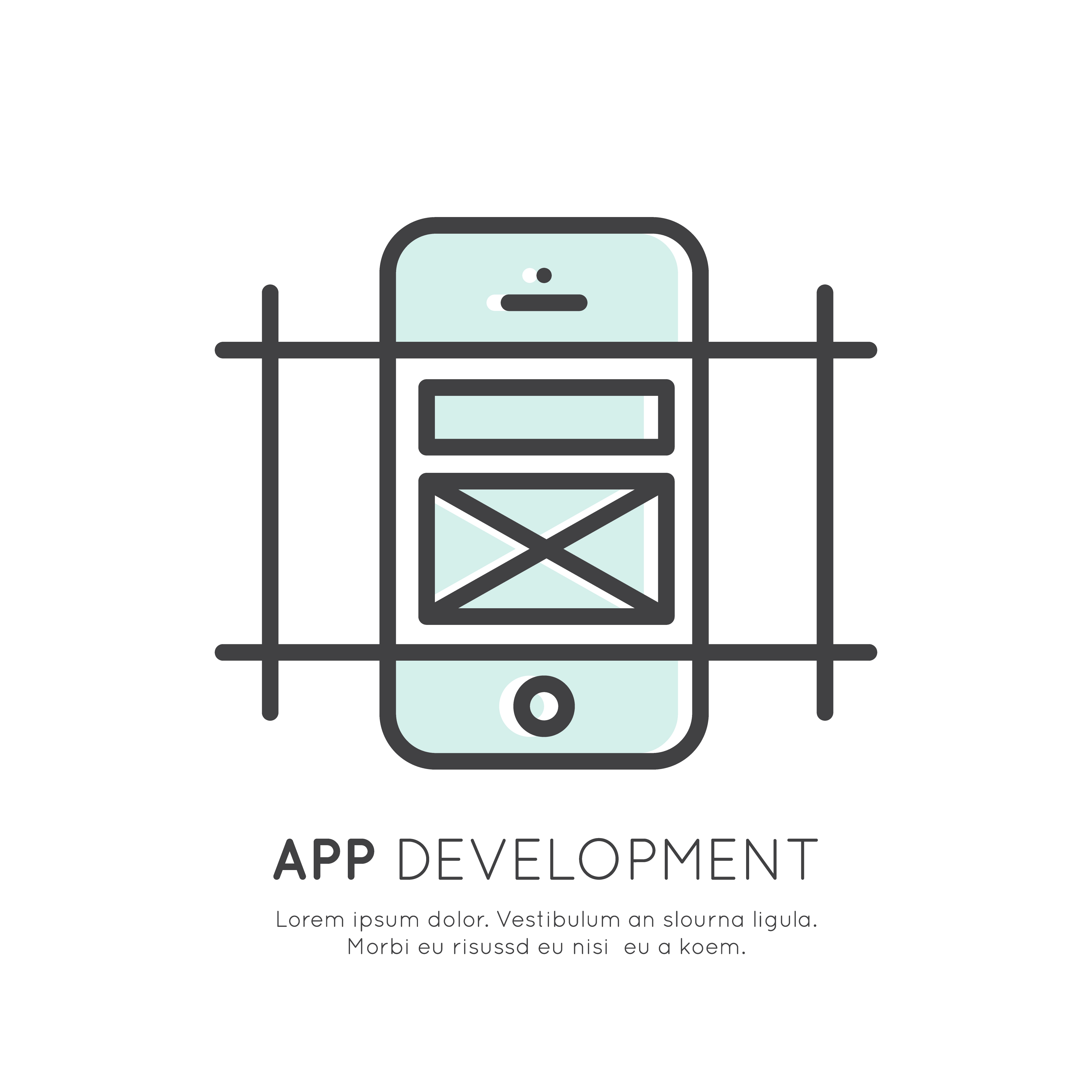 app development vector