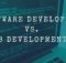software development vs web development