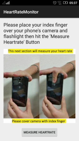 Heart Rate Monitor App