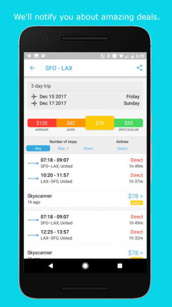 cheap flight booking app